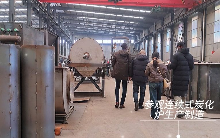 跨越万里寻合作,非洲客户赴巩义午夜性色福利在线考察连续式午夜成人在线观看