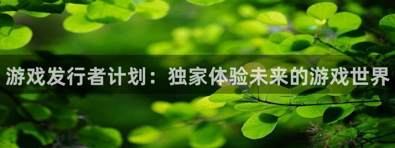 火狐电竞注册方法视频教程：游戏发行者计划：独家体验未来的游戏世界